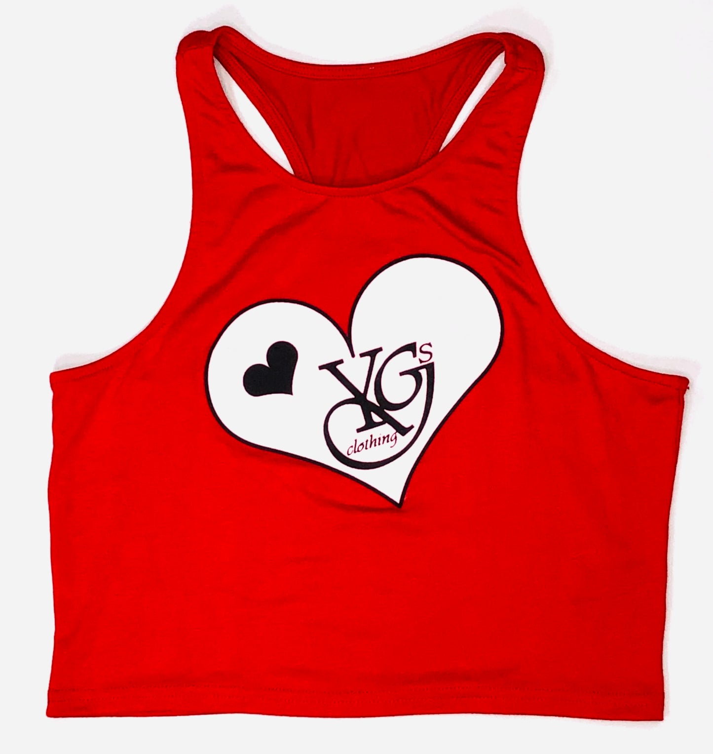 YGSC Heart Logo Crop-Top w/ Booty shorts - Young GS Clothing