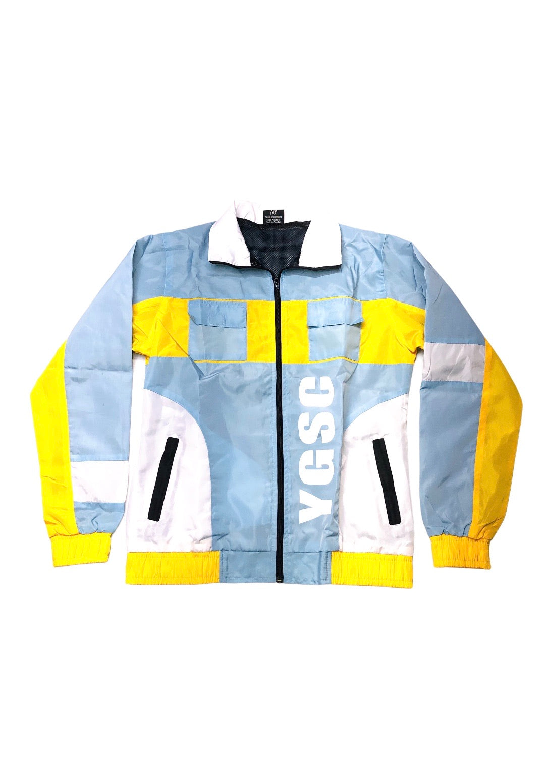 Color Block Taffeta Windbreaker Suit