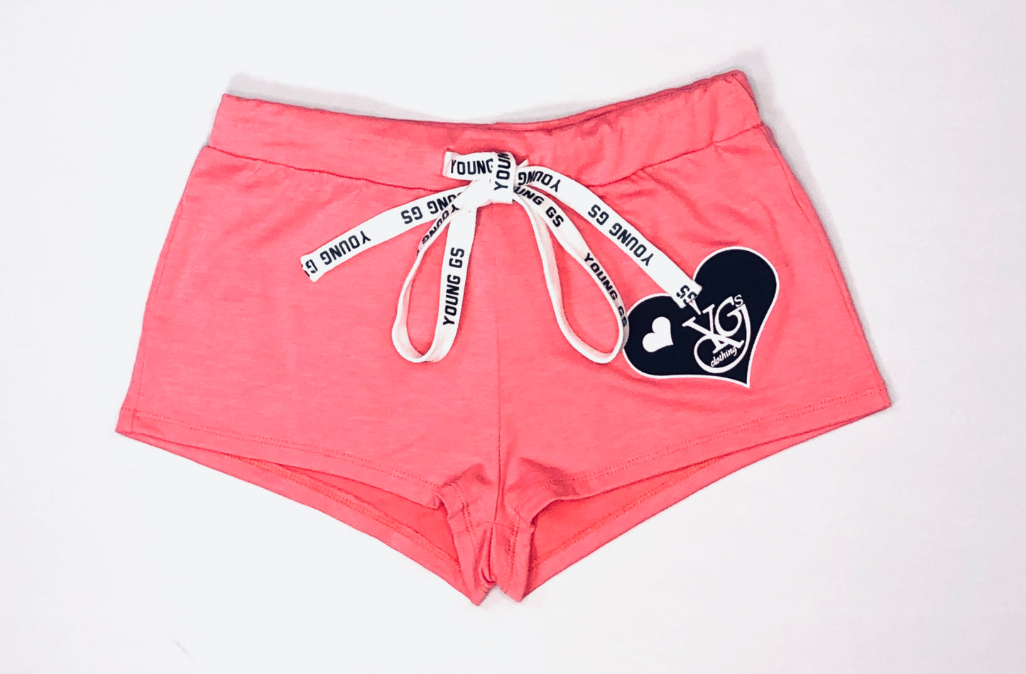 YGSC Heart Logo Crop-Top w/ Booty shorts - Young GS Clothing