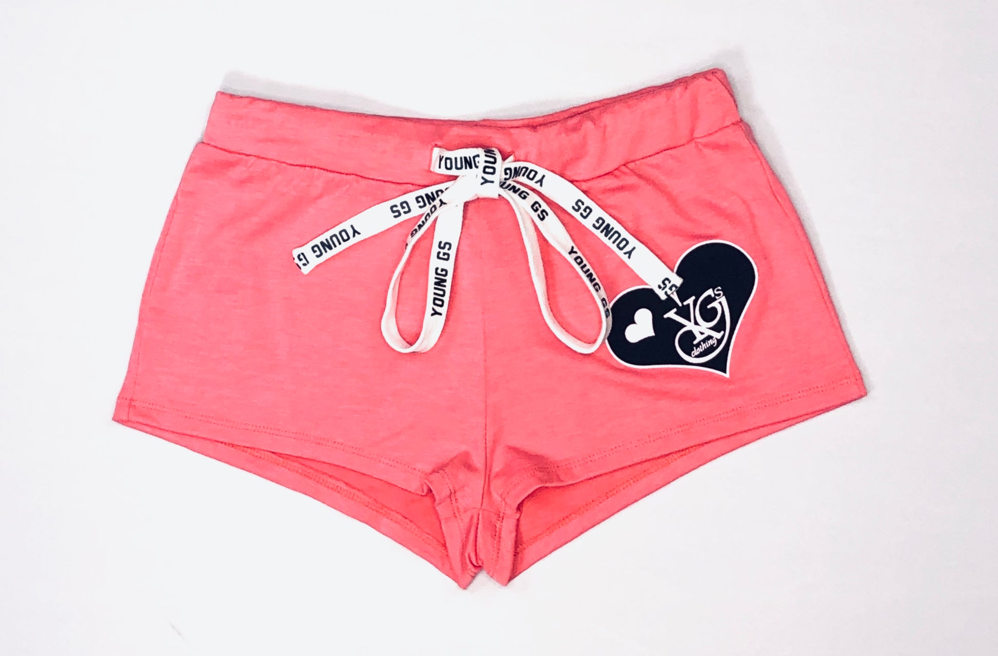 YGSC Heart Logo Crop-Top w/ Booty shorts - Young GS Clothing
