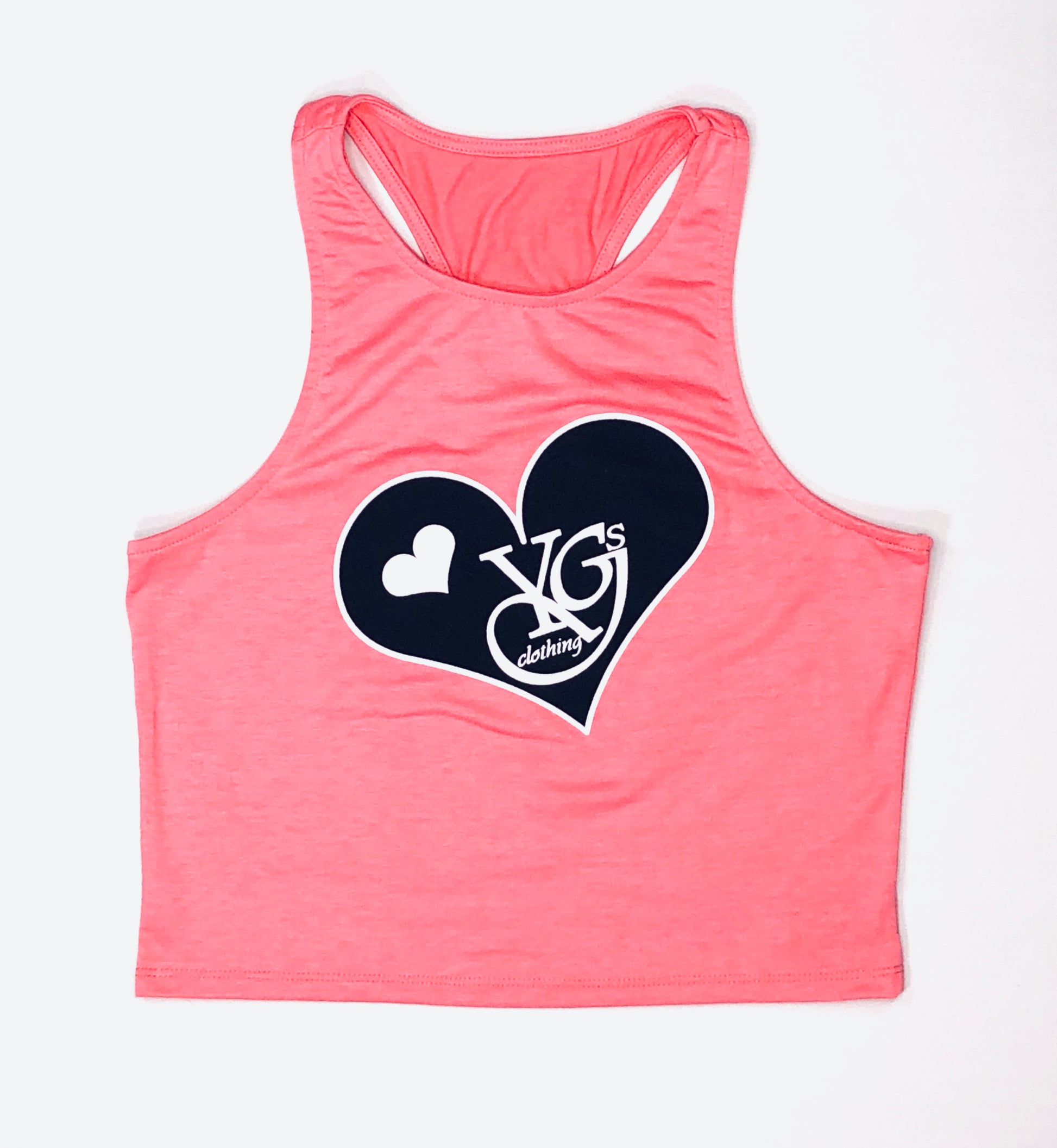 YGSC Heart Logo Crop-Top w/ Booty shorts - Young GS Clothing