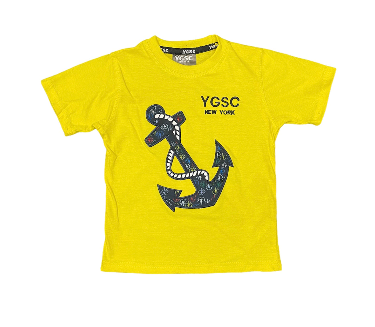 Boys Monogram Anchor Tshirt