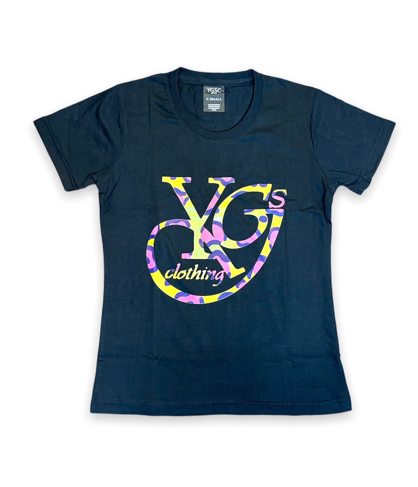 Leopard  Print Logo Tee