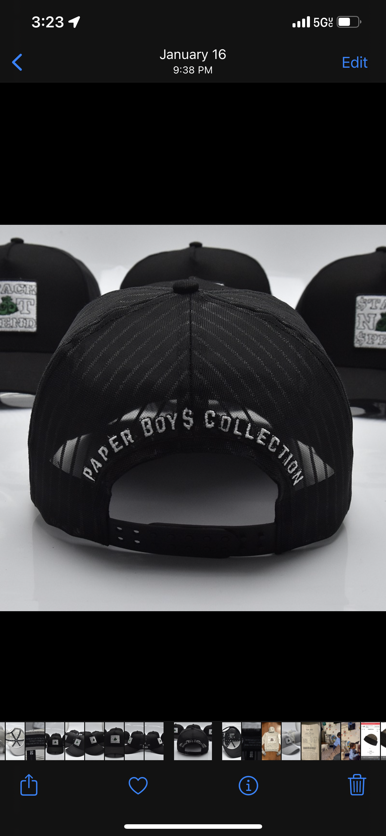 Stack Not Spend Signature Trucker Hat