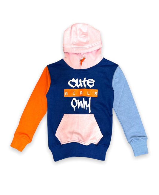 Cute Girls Only (Girls) Hooded Sweatshirt