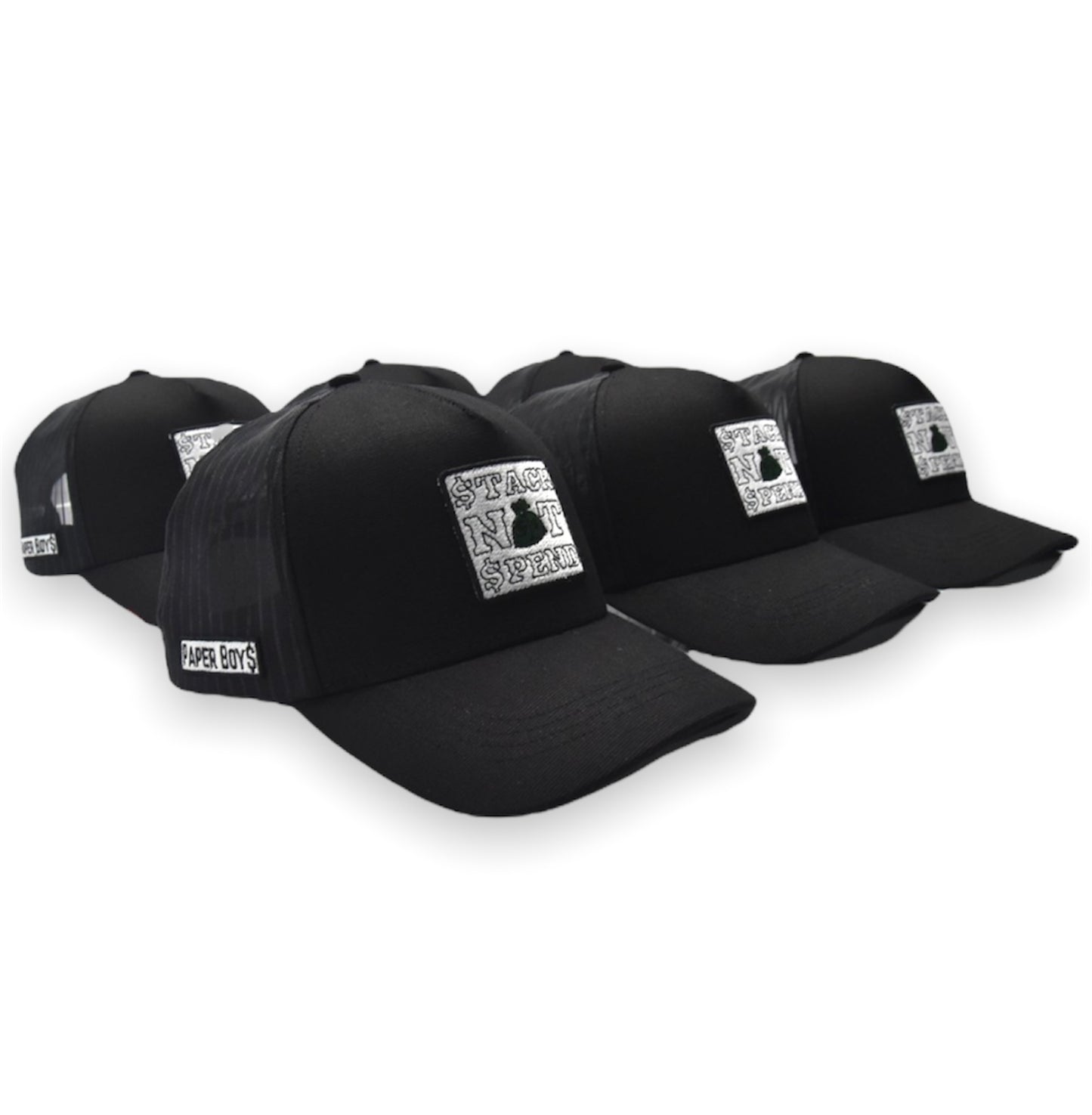 Stack Not Spend Signature Trucker Hat