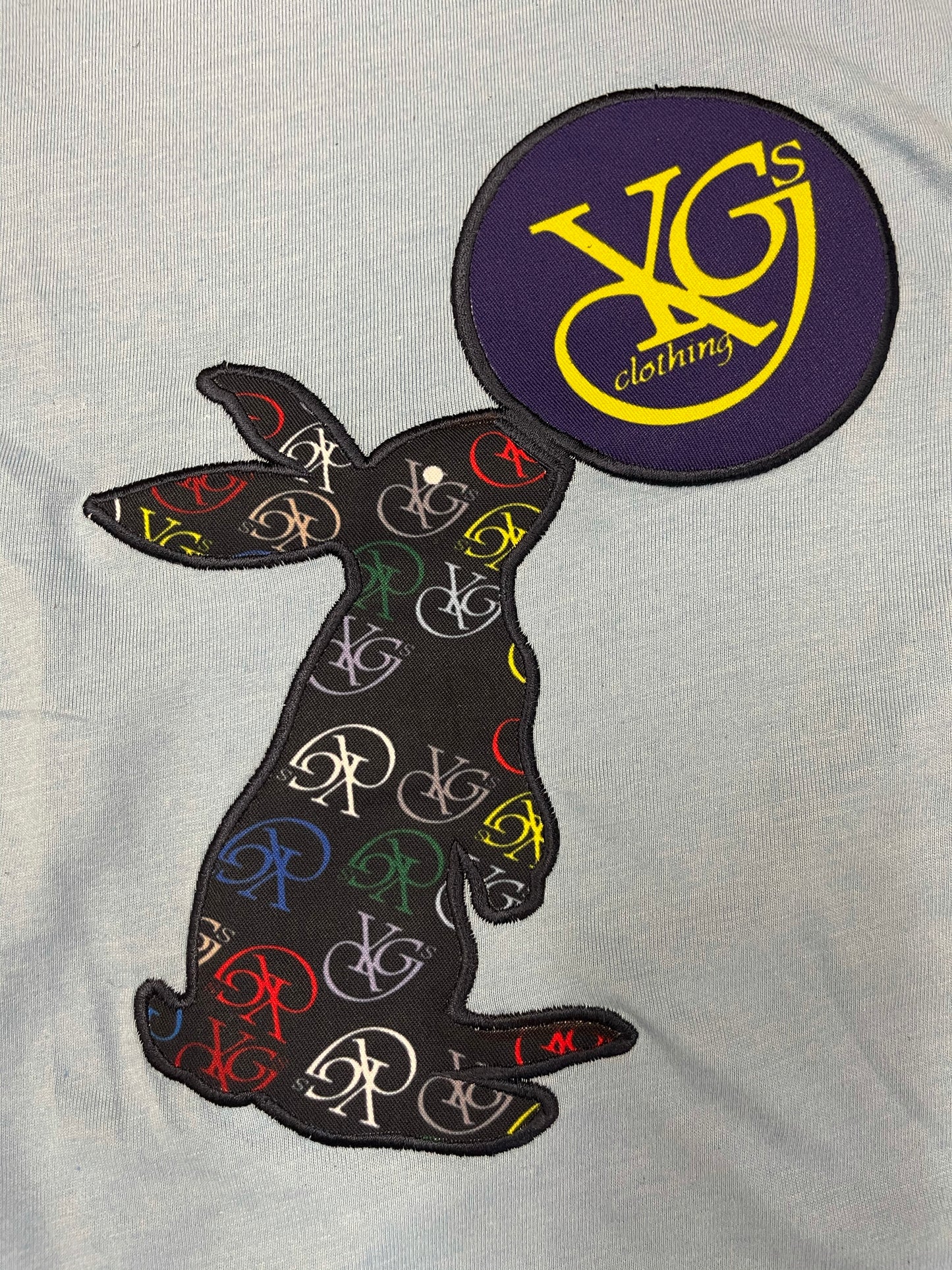 Girls Monogram Bunny T-shirt