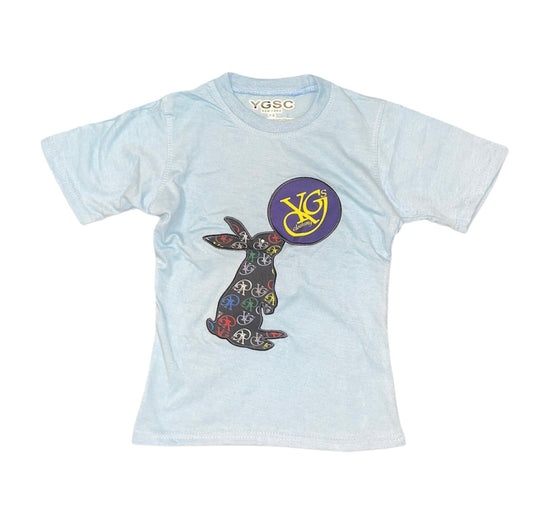 Girls Monogram Bunny T-shirt