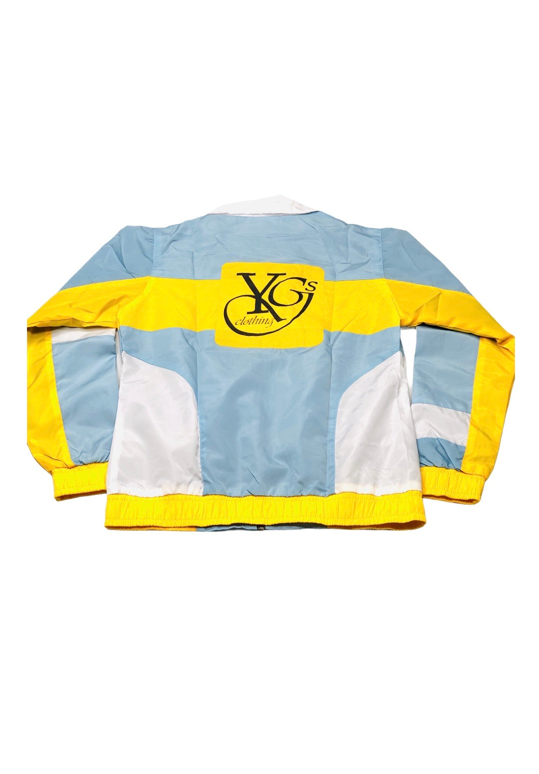 Color Block Taffeta Windbreaker Suit